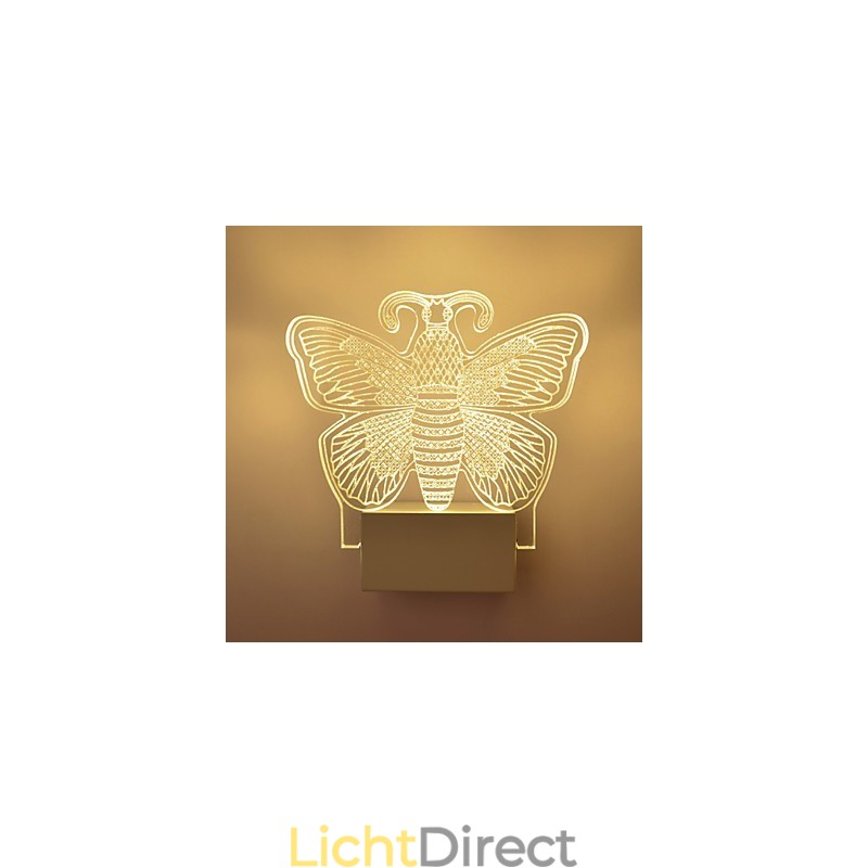 Acryl Wandlamp PVC Lamp Licht Modern Hedendaags Metaal