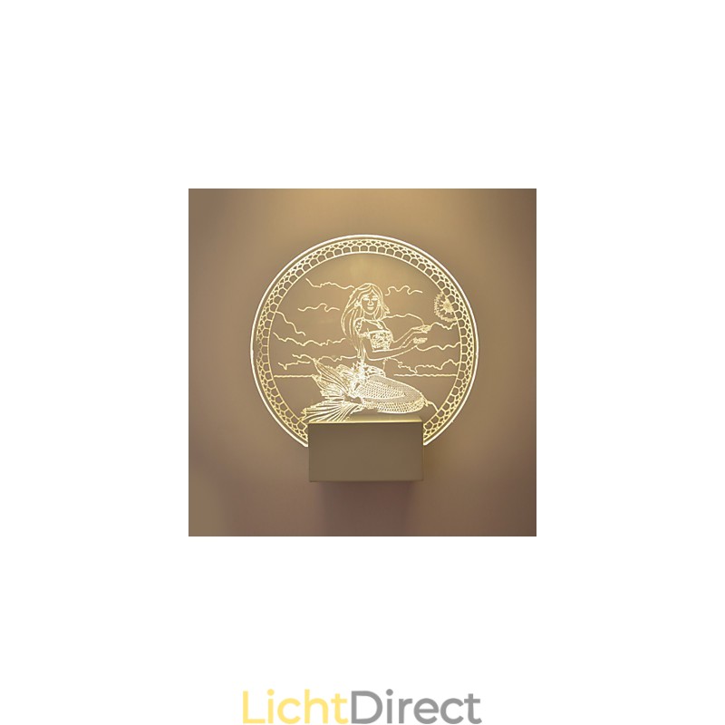 Acryl Wandlamp PVC Lamp Licht Modern Hedendaags Metaal