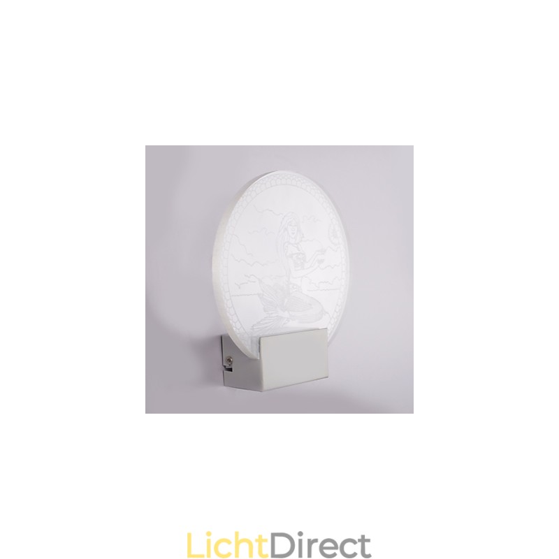Acryl Wandlamp PVC Lamp Licht Modern Hedendaags Metaal