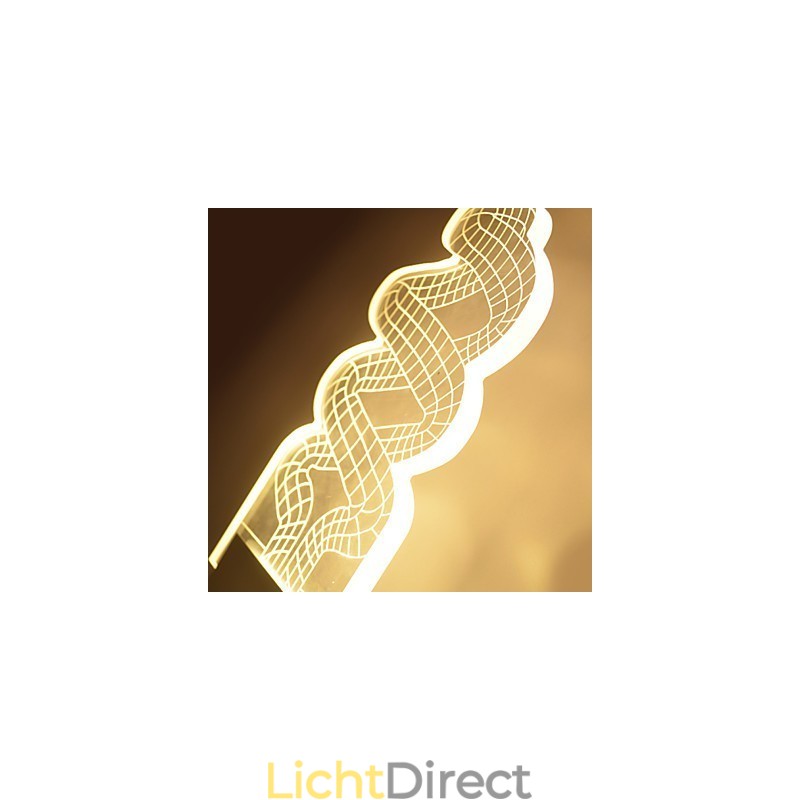Acryl Wandlamp PVC Lamp Licht Chip Modern Hedendaags Metaal