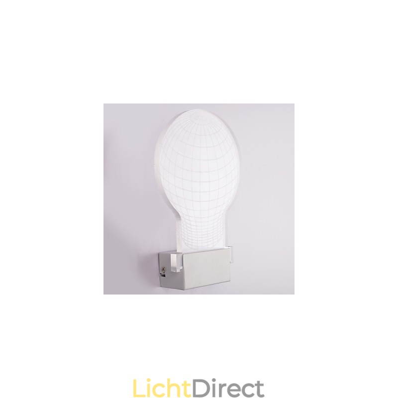 Acryl Wandlamp PVC Lamp Licht Chip Modern Hedendaags Metaal