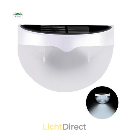 Zonne-energie waterdichte IP55 lamp wit + zwart Zonne-energie waterdichte IP55 lamp wit + zwart