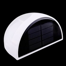 Zonne-energie waterdichte IP55 lamp wit + zwart
