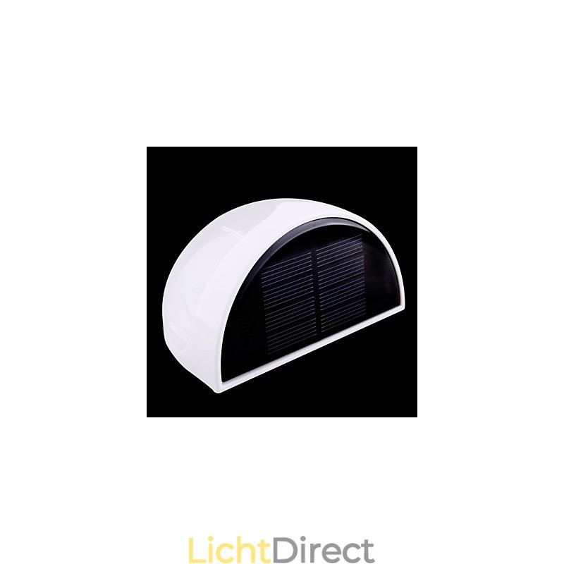 Zonne-energie waterdichte IP55 lamp wit + zwart