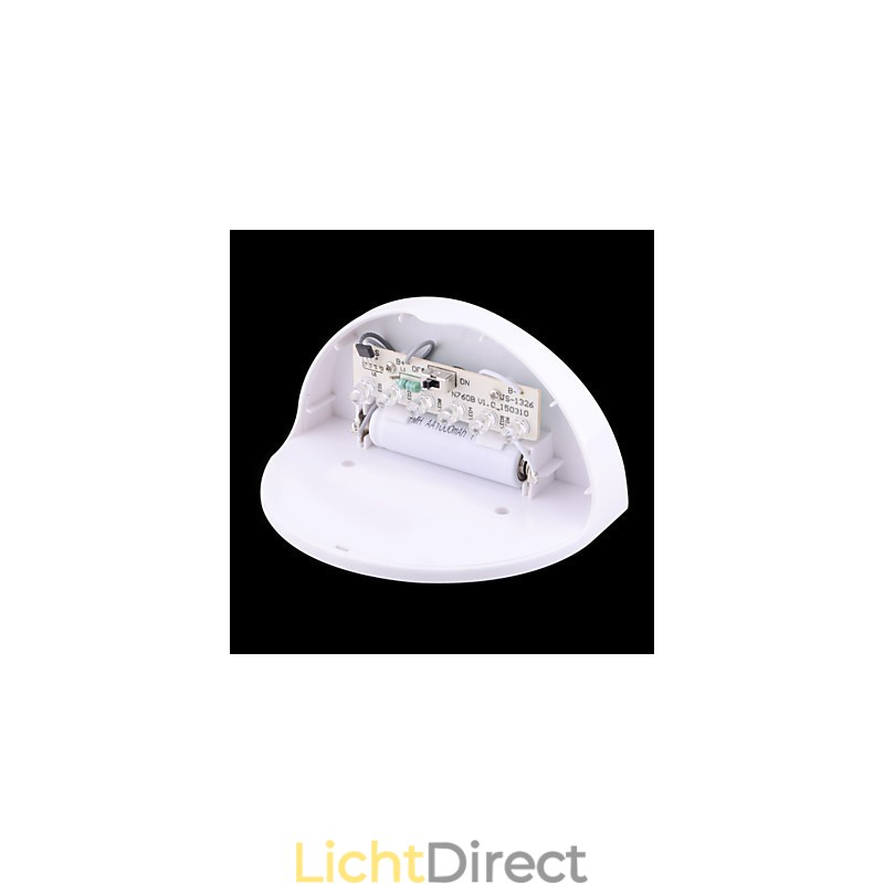 Zonne-energie waterdichte IP55 lamp wit + zwart
