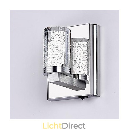 Mini Wandlamp 1Licht Artistieke RVS Stelle Plating