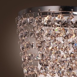 Kristallen wandwassers modern metaal