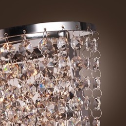 Kristallen wandwassers modern metaal