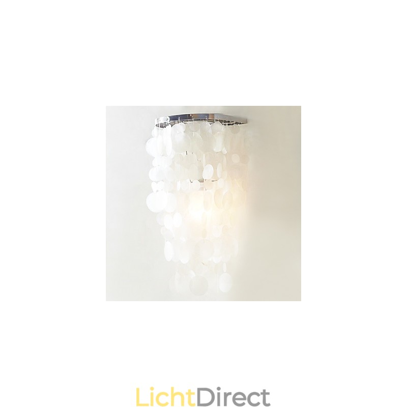 Stijlvolle wandlamp met 1 lichtbron in warm wit