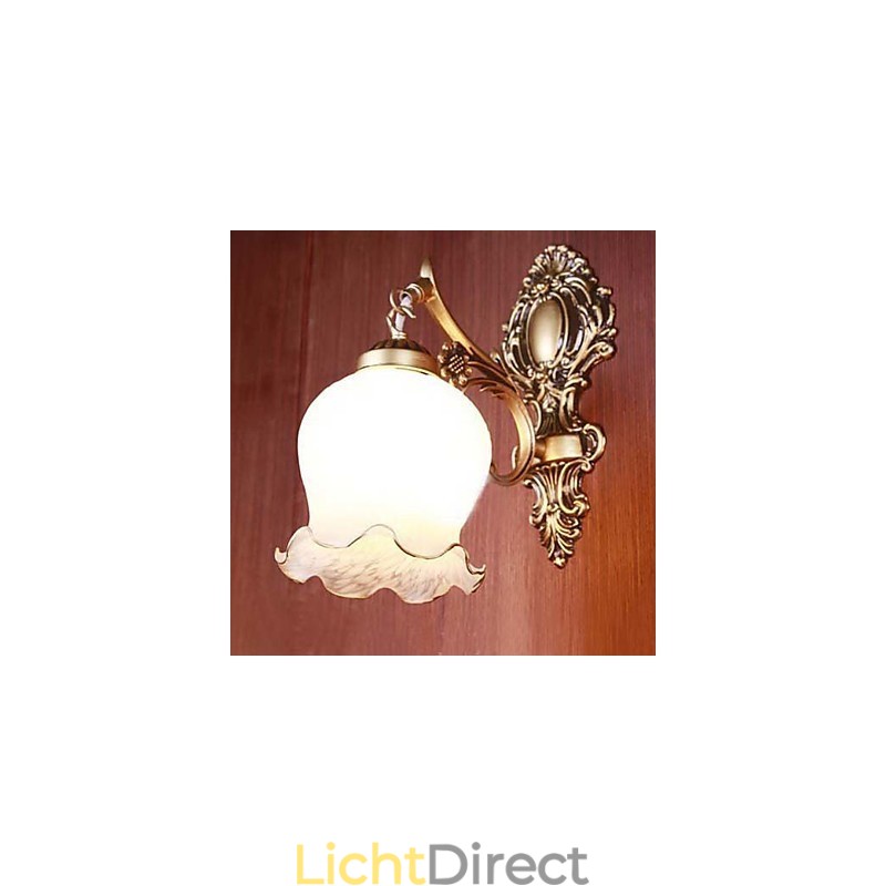 Badkamer Wandlamp 1 Licht Klassiek Metaal Glas Schilderij