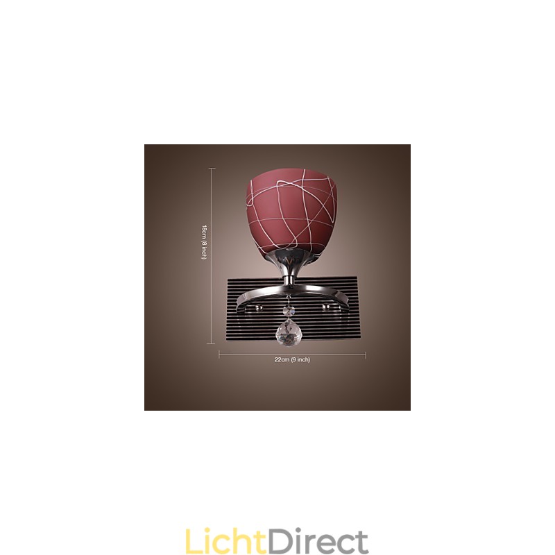 Hoogwaardige wandlamp met 1 lichtbron