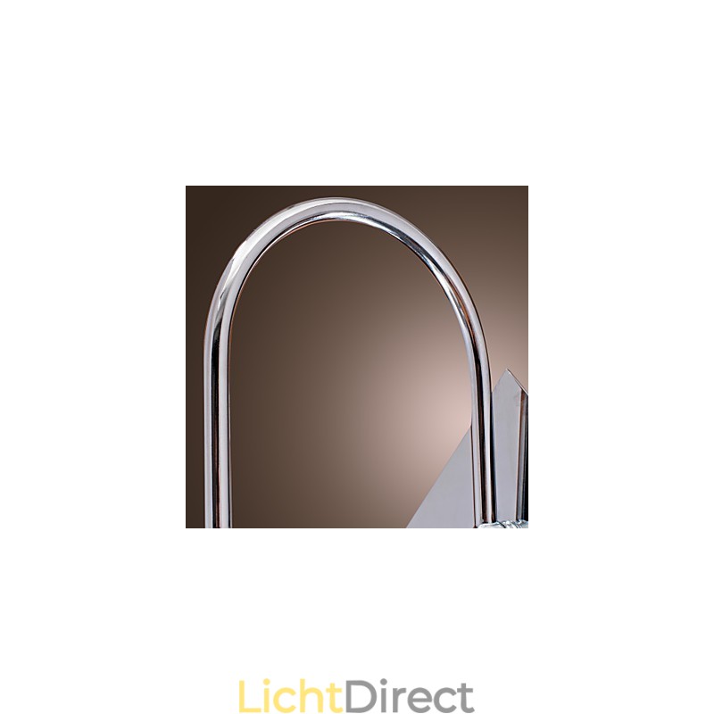 Wandlamp met elegante kristallen druppel