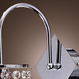 Wandlamp met elegante kristallen druppel