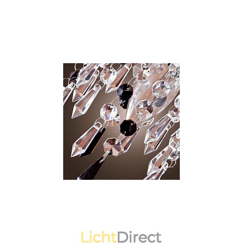 Wandlamp met elegante kristallen druppel