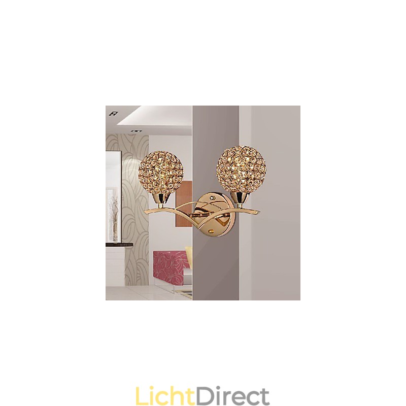 Moderne chique wandlamp in 2 lampen