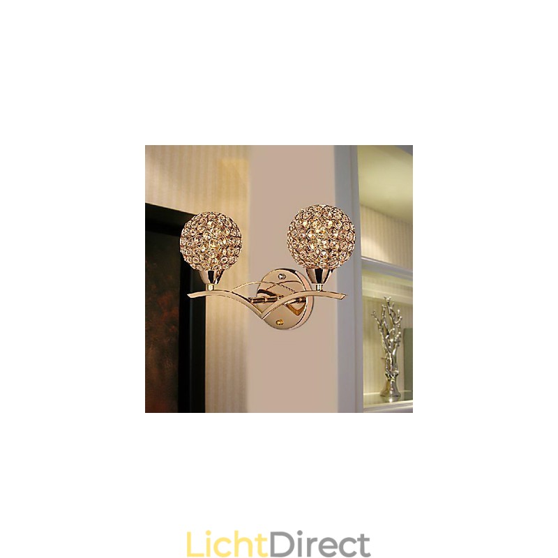 Moderne chique wandlamp in 2 lampen