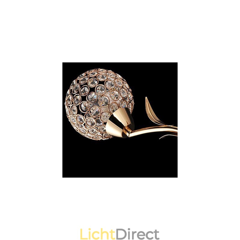 Kristallen wandlampen Leeswandlampen Modern Hedendaags Metaal