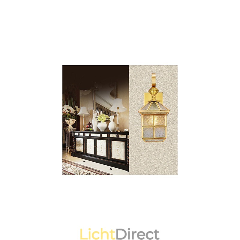 Buitenlamp Tuinlamp Buitenlamp Volledig Koperen Lamp