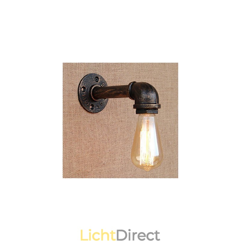 Nostalgia Eenvoudige Waterpijp Decoratieve Kleine Wandlamp Wandlamp