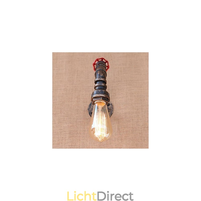 Nostalgia Eenvoudige Waterpijp Decoratieve Kleine Wandlamp Wandlamp
