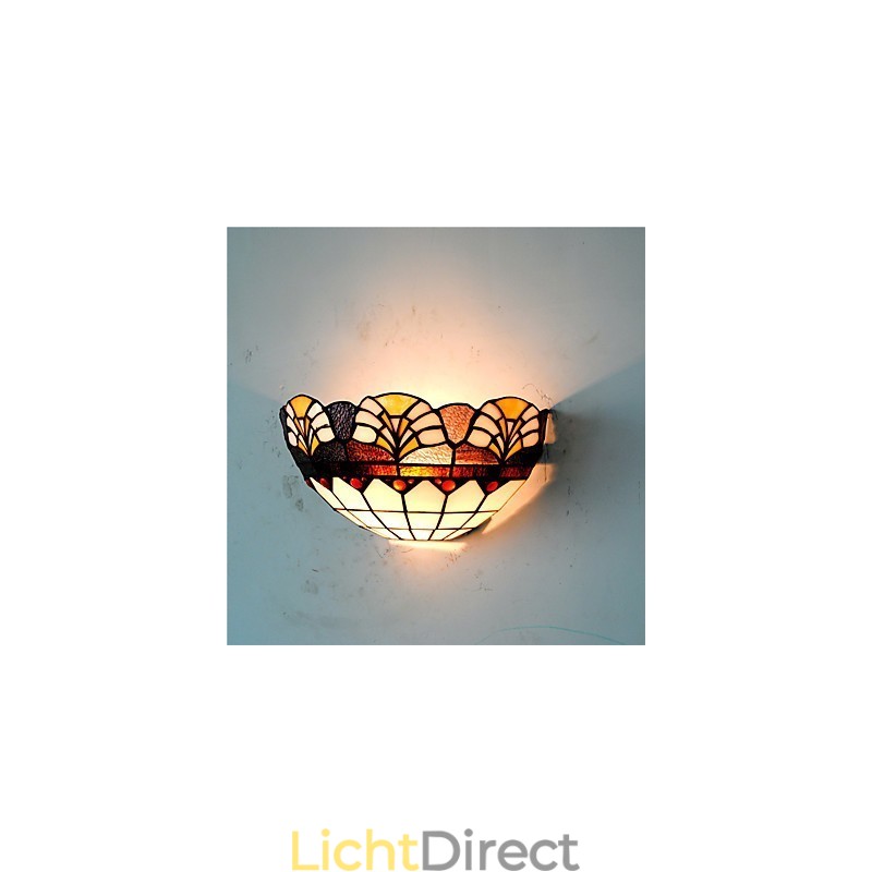 Retro Landelijke Wandlampen Glazen Kap Woonkamer Slaapkamer Restaurant Café Bar Wandlampen