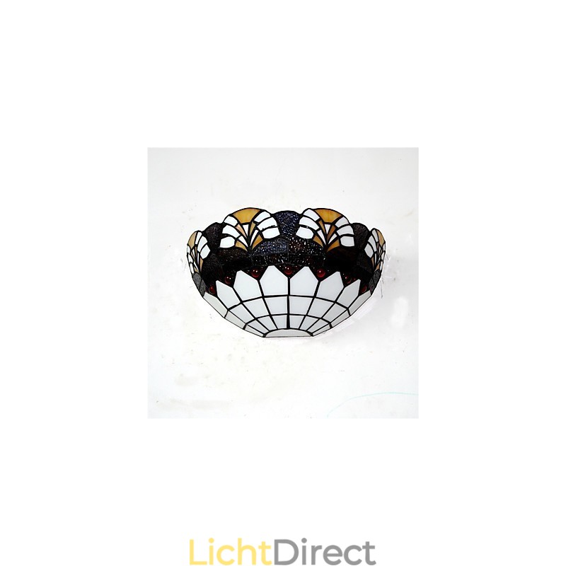 Retro Landelijke Wandlampen Glazen Kap Woonkamer Slaapkamer Restaurant Café Bar Wandlampen