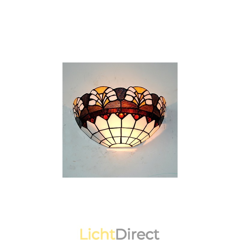 Retro Landelijke Wandlampen Glazen Kap Woonkamer Slaapkamer Restaurant Café Bar Wandlampen