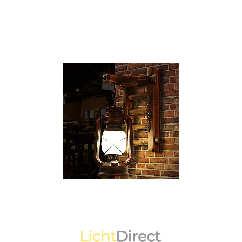 Chinese retro nostalgie creatieve verlichting kerosine lamp lantaarns Wandlampen Wandlamp