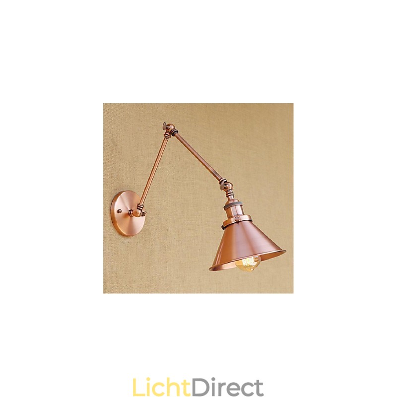 Lange arm Half roest Retro Creatieve Nostalgische Intrekbare Opvouwbare Wandlampen Wandlamp