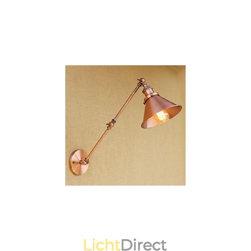 Lange arm Half roest Retro Creatieve Nostalgische Intrekbare Opvouwbare Wandlampen Wandlamp
