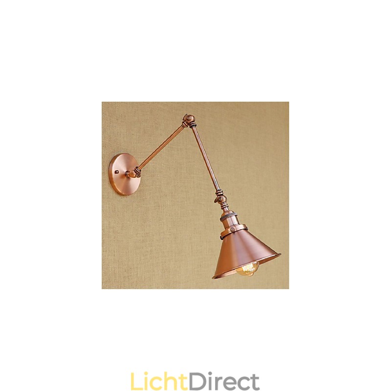 Lange arm Half roest Retro Creatieve Nostalgische Intrekbare Opvouwbare Wandlampen Wandlamp