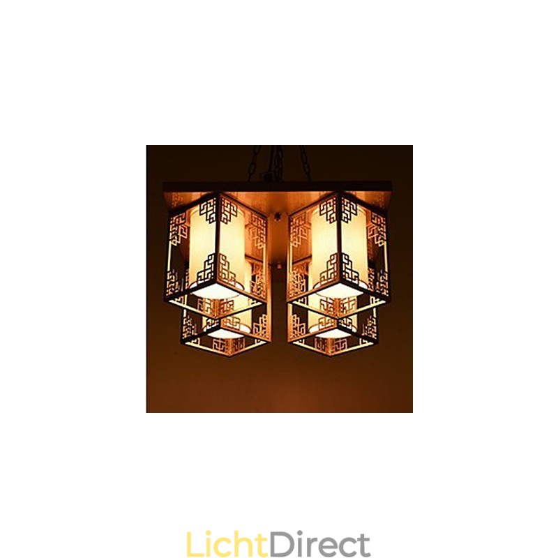 Een Chinese stijl lampen ijzeren plafondverlichting sfeer