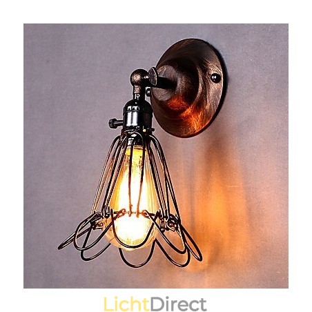 Moderne eigentijdse traditionele klassieke landelijke gegalvaniseerde functie voor sfeerverlichting wandlampen wandlamp