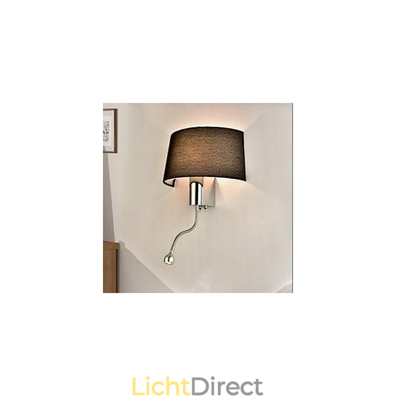 De hotelkamer slaapkamer gangpad stoffen lamp bedlamp met Amerikaanse bedlamp schakelaar
