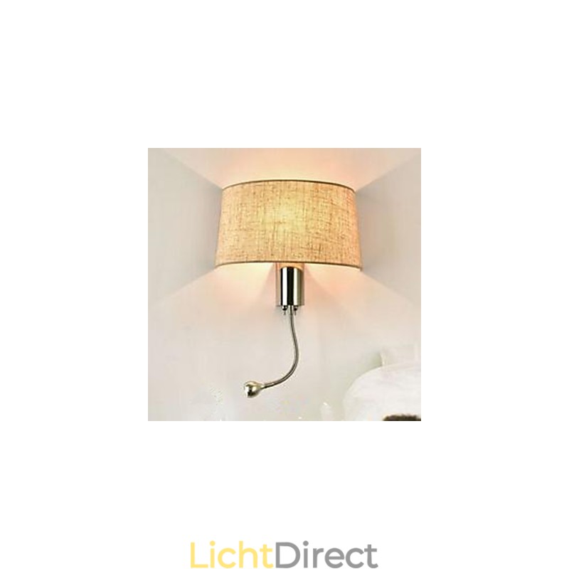 De hotelkamer slaapkamer gangpad stoffen lamp bedlamp met Amerikaanse bedlamp schakelaar