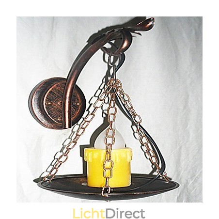 Rustieke Lodge Schilderij Kenmerk voor Mini Stijl Uplight Wandlampen Wandlamp