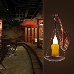 Rustieke Lodge Schilderij Kenmerk voor Mini Stijl Uplight Wandlampen Wandlamp