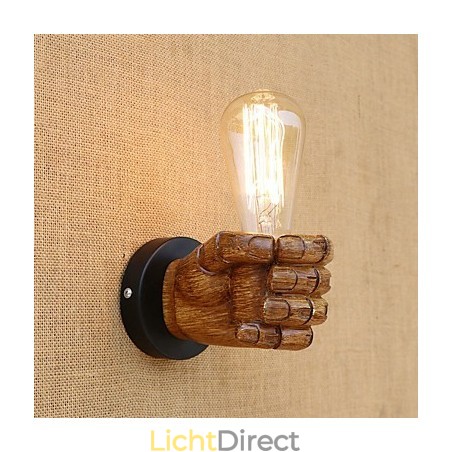 Moderne, eigentijdse, landelijke, retro-kenmerken voor wandlampen met sfeerverlichting in ministijl