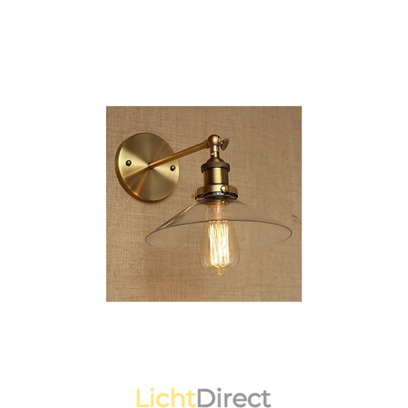 Moderne, eigentijdse, landelijke, retro, antieke messing-functie voor sfeerverlichting in ministijl