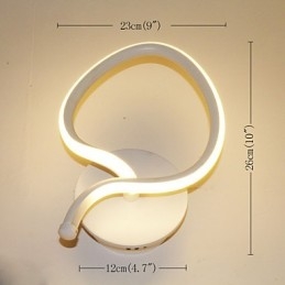 Moderne minimalistische wandlamp nachtkastje creatieve ganglamp aluminium verlichting