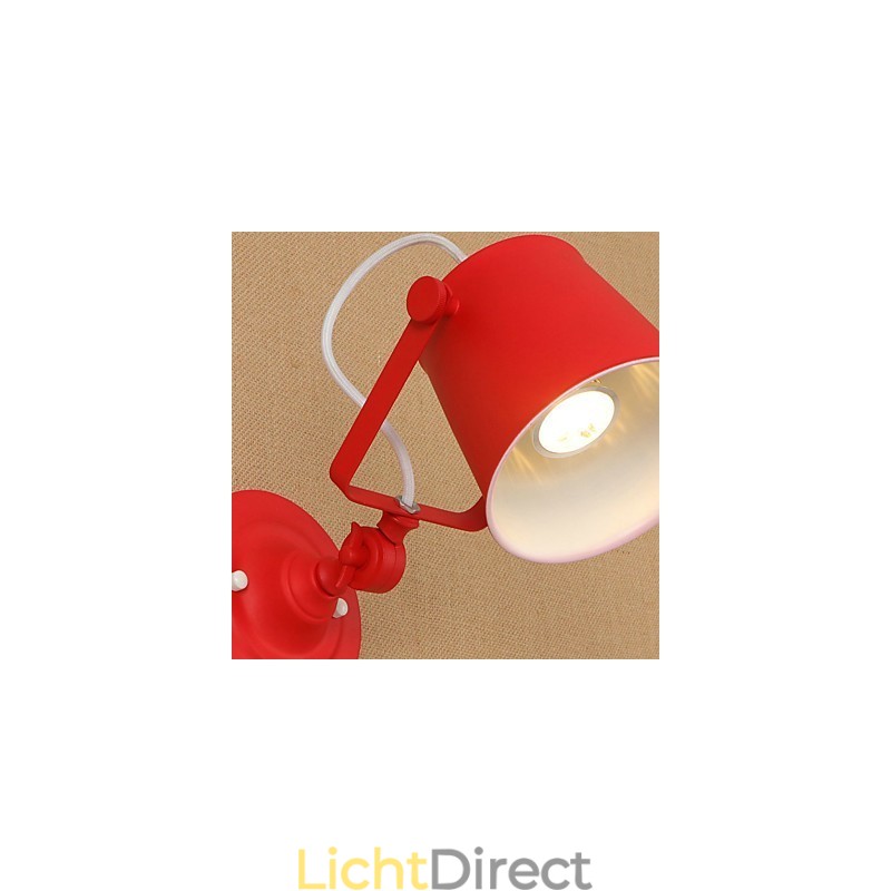 Landelijk Retro Schilderij Kenmerk Verstelbaar voor Zwenkarm Oogbescherming Downlight Wandlampen Wandlamp