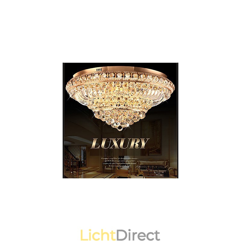 Moderne luxe kristallen plafondlamp Absorb koepellamp Diameter 60CM