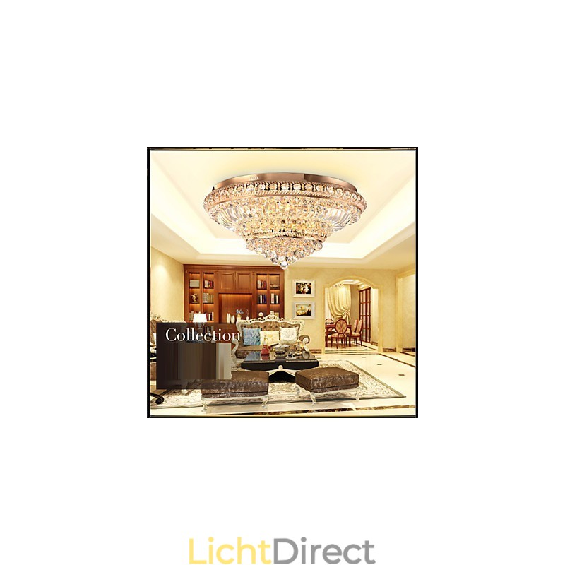 Moderne luxe kristallen plafondlamp Absorb koepellamp Diameter 60CM
