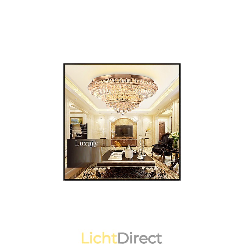 Moderne luxe kristallen plafondlamp Absorb koepellamp Diameter 60CM