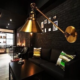 Vintage metalen wandlamp gemonteerde retro industriële wandlamp lampenkap verstelbare nachtverlichtingsarmaturen