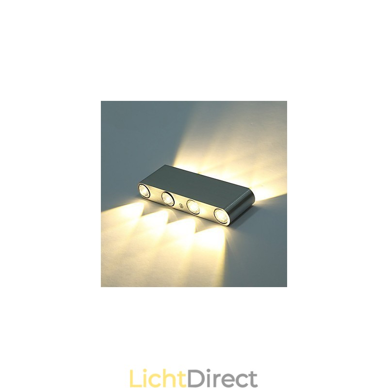 Moderne wandlamp voor binnen, hal, wandlamp van aluminium, decoratieve verlichting, geïntegreerd