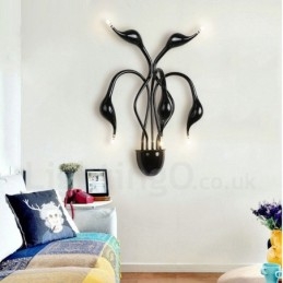 Zwanenkop Moderne Hedendaagse Multi Kleuren Sfeerverlichting Wandlampen Wandlamp