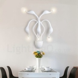 Zwanenkop Moderne Hedendaagse Multi Kleuren Sfeerverlichting Wandlampen Wandlamp