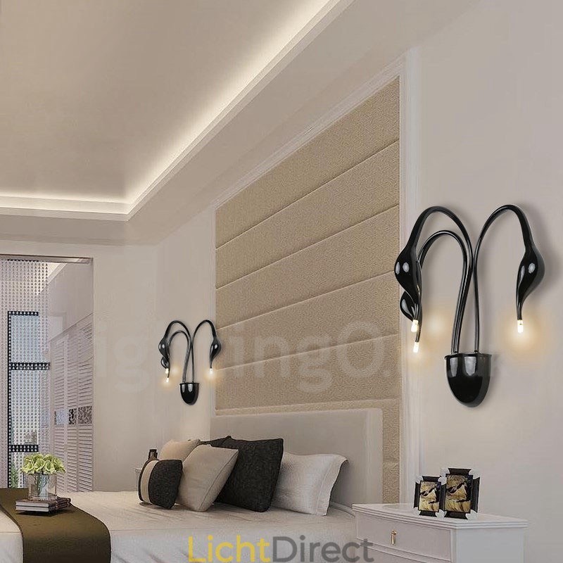 Zwanenkop Moderne Hedendaagse Multi Kleuren Sfeerverlichting Wandlampen Wandlamp