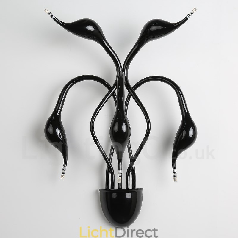 Zwanenkop Moderne Hedendaagse Multi Kleuren Sfeerverlichting Wandlampen Wandlamp